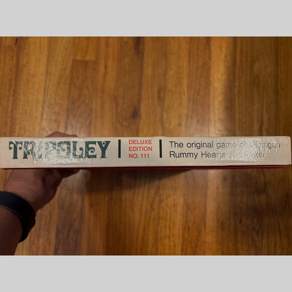 Vintage Tripoley Vinyl Mat Cadaco Hearts Rummy Poker Card Game 1960s - Picture 4 of 7